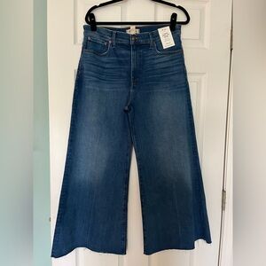 Madewell wide leg  flare crop size 31 NWT